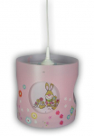 niermann &Scaron;viestuvas &raquo;Bungee Bunny Vaiki&scaron;kas &scaron;viestuvas Kinderzimmer&laquo; E27 1 Stk. Der innere Lampenschrim dreht sich sobald das lemputė eingeschaltet ist