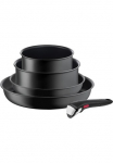 Tefal Puodų rinkinys &raquo;Ingenio Ultimate puodas ir keptuvių rinkinys nuimamas rankena stapelbar&laquo; rinkinys 2x Kasserollen &Oslash; 16/20 cm 2x Pannen &Oslash; 22/28 cm 1x nuimamas rankena 5 Stk. dalys Aliumininis