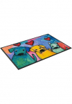 wash+dry by Kleen-Tex Wash+dry by Kleen-Tex Durų kilimėlis &raquo;Doggies&laquo; rechteckig 7 mm auk&scaron;tis Durų kilimėlis Motiv Hunde modenes Design rutschhemmend lengvai prižiūrimas