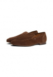 Tommy Hilfiger Batai &raquo;HILFIGER FLEXIBLE SUEDE LOAFER&laquo; Blockabsatz batai Businsesschuh Abendschuh su Logoflag