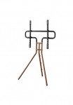 Hama TV stovas &raquo;TV-Stand 191 cm 75 Zoll reguliuojamas auk&scaron;tis Holzoptik Walnuss 40 Kg&laquo; iki 191 cm Zoll