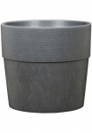 Scheurich Vazonas gėlėms &raquo;224/30 groove carbon&laquo;