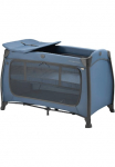 Hauck Baby-Reisebett &raquo;Play N Relax Center dark blue&laquo; ir Neugeboreneneinhang Wickelmulde Ausstieg R&auml;der