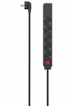 Hama Prailgintuvas 7-fach (Ein- / Ausschalter | USB-Anschl&uuml;sse Kabell&auml;nge 14 m) 2 x USB-A