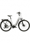 Kross &raquo; E-Trekkingrad Trans 5.0 28" silber 9 G&auml;nge&laquo; 9 Gang microSHIFT ADVENT M619 Schaltwerk Kettenschaltung Mittelmotor 250 W dviratis Elektrofahrrad dėl Moterims ir Herren