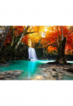 Papermoon Fototapetas &raquo;Deep Forest Waterfall&laquo; glatt
