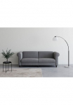 Dorel Home Trivietė sofa &raquo;Felix II Sofa su miegojimo mechanizmu 236cm (Liegefl&auml;che 108x190cm) R&uuml;ckenlehne&laquo; 3 jungčių kočėlas Sitzh&ouml;he 46 cm audinys