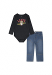 Levi's&reg; Kids Glaustinukė & kelnės &raquo;LVB BEARRITO Džinsai rinkinys&laquo; rinkinys 2 Stk. su lustigem ra&scaron;tas