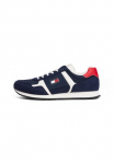 Tommy Jeans Tommy Džinsai Sportbačiai &raquo;TJM RUNNER CASUAL&laquo; Sportinio stiliaus batai pusbačiai Suvarstomi batai su &scaron;oninis Logoflagge