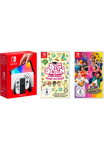 Nintendo Switch Nintendo &Scaron;akotuvas Konsolių rinkinys &raquo;OLED + Gratis Big Brain Academy + Everybody 1-2-Switch!&laquo; 64 GB