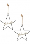 Creativ deco Pakabinama dekoracija &raquo;Weihnachtsdeko&laquo; su Glitzerschriftzug