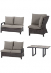 Siena Garden Gartenlounge-Set &raquo;Corido&laquo; 4 Stk. dalys