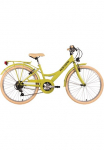 Dacapo Vaiki&scaron;kas dviratis &raquo;Kinderfahrrad 24'' Toscana gr&uuml;n 6 G&auml;nge RH 41 cm&laquo; 6 Gang Shimano Tourney Schaltwerk Kettenschaltung