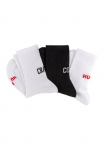 HUGO Underwear Kojinės &raquo;3P QS MESSAGES CC W&laquo; Rinkinys 3vnt. Pack 3 Stk. dalys su Logoschriftzug