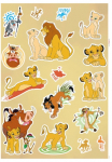 Komar Sienos lipdukai &raquo;Lion King Circle of Life - Gr&ouml;&szlig;e 50 x 70 cm&laquo; selbstklebend Sienų lipdukai vaikų kambario baldų komplektas