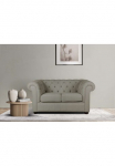 Home affaire Dvivietė sofa &raquo;CHARENTE Chesterfield-Sofa Wellenfederung Ma&szlig;e: B/T/H: 147/89/74 cm&laquo; su subtilus papuo&scaron;imas ir typischen porankiais