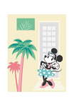 Komar Paveikslas &raquo;Minnie Mouse Palms&laquo; Disney 1 Stk. dalys paveikslas zur dekoracija im vaikų kambario baldų komplektas - be grotelės