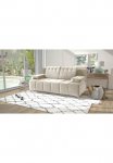 exxpo - sofa fashion Trivietė sofa &raquo;Sinus Sofa su miegojimo mechanizmu Dauerschl&auml;fer Dėžutė patalynei su Federkernpolsterung&laquo; bequem su kokybi&scaron;kas Funktionsbeschlag dėl mehr Komfort
