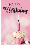 queence Metalinis paveikslas &raquo;Birthday Cupcake&laquo; Spr&uuml;che 1 Stk. dalys