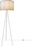 Paco Home Pastatomas &scaron;viestuvas &raquo;Trina Stella&laquo; E27 Dreibein Modern Stofflampenschirm vintažinio stiliaus Design Textil Wohnzimmer