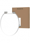 Sch&uuml;tte WC-dangtis &raquo;WHITE&laquo; su Lėto nusileidimo funkcija ir Holzkern max Belastung der Klobrille 150 kg