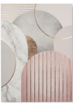 Art for the home Paveikslas ant drobės &raquo;Luxus Geo&laquo; Art 1 Stk. dalys Art Deco 70 x 50 cm