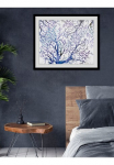 queence Paveikslas &raquo;Mila&laquo; Kunst | Meer | Wassertiere 1 Stk. dalys HD Premium Poster-Druck ir Holzrahmen