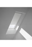 VELUX Verdunklungsrollo &raquo;DKL S04 1025SWL&laquo; verdunkelnd Verdunkelung be Bohren in F&uuml;hrungsschienen wei&szlig;e F&uuml;hrungsschienen & Rankena