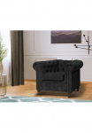 Home affaire Chesterfield fotelis &raquo;Aarburg Sessel&laquo; aufw&auml;ndige papuo&scaron;imas ir Ziern&auml;gel im Chesterfield-Design