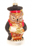 Krebs Glas Lauscha Krebs I&scaron; stiklo Lauscha Eglutės žaisliukai &raquo;Glasornament Pėlėdos figurėlė "Universit&auml;tsprofessor" auk&scaron;tis ca. 11 cm&laquo; Weihnachtsdeko Weihnachtsbaumkugel Eglutės žaisliukų komplektas i&scaron; I&scaron; stiklo