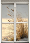 queence Paveikslas ant drobės &raquo;D&uuml;ne&laquo; D&uuml;ne | Fensterblick | Gr&auml;ser | Natur 1 Stk. dalys Premium-Leinwandstoff