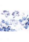 Komar Tapetai &raquo;Digitaldruck Vlies - Blue Silhouettes - Gr&ouml;&szlig;e 350 x 250 cm&laquo; ra&scaron;tuotas glatt Wohnzimmer miegamojo kambario baldai