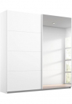 rauch Spinta su stumdomomis durimis &raquo;Kleiderschrank spinta Ankleide Kabykla Schlafzimmerschrank MEMPHIS&laquo; Breiten: 180/225/270 cm auk&scaron;tis 210 cm su veidrodis ir Metallgriffleisten in Wei&szlig; pagamintas in GERMANY