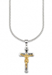 Bruno Banani Grandinėlė su pakabukas &raquo;Schmuck Dovanų Grandinėlė Kreuz grandinėlė Gravur INRI&laquo;