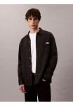 Calvin Klein Jeans Calvin KLEIN Džinsai mar&scaron;kiniai ilgomis rankovėmis &raquo;CLASSIC 205 BLACK OVERSHIRT&laquo; su Mar&scaron;kinėliai apvalia i&scaron;kirpte regular forma