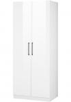 OTTO home Drabužių spinta &raquo;Sylt Schlafzimmerschrank Kabykla spinta Bestseller hochglanz&laquo; Kokybi&scaron;kas metalas Griffe in juoda spalva spinta su perfekter Innenausstattung plotis 80cm
