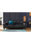 W.SCHILLIG 2,5-vietė sofa &raquo;montanaa&laquo; su Metallkufen in juoda spalva pulverbeschichtet plotis 232 cm