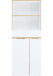 Innostyle Spintelė Spintelė &raquo;Memphis spintelė Spintelė 75x197x38cm (B/H/T)&laquo; 1 Stk. dalys 2 t&uuml;rig 1 stalčiai Soft-Close ABS-Kantenschutz