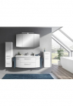 Saphir Vonios kambario baldų komplektas &raquo;Cassca Sprint 4 vienetai Mineralmarmor-Waschtisch su LED-Spiegelschrank&laquo; 5 Stk. dalys