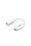 Hama Garso adapteris &raquo;Aux-Adapter USB-C &ndash; 35-mm-Klinke-Buchse Wei&szlig;&laquo; USB-C zu 35-mm-Klinke