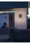 KONSTSMIDE LED-Lichtervorhang &raquo;Weihnachtsdeko aussen&laquo; 320 Stk.-flammig LED Eisregen Girlianda gefrostet 320 warm wei&szlig;e Dioden