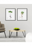 queence Paveikslas &raquo;Fem&laquo; Pflanzen | Pflanzenbilder | Dekoracija 1 Stk. dalys HD Premium Poster-Druck ir Holzrahmen