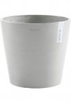 ECOPOTS Vazonas gėlėms &raquo;AMSTERDAM White Grey&laquo; BxTxH: 40x40x35 cm su Wasserreservoir
