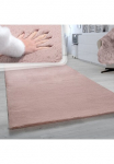Paco Home Kilimas &raquo;Rabbit 780&laquo; oval 26 mm auk&scaron;tis Kunstfell Kaninchenfell-Haptik ein echter Kuschelteppich Uni-Farben