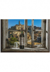 Artland Paveikslas &raquo;Blick i&scaron; dem langas Matera Italien&laquo; langas & durys 1 Stk. dalys kaip Alubild Paveikslas ant drobės Plakatas in verschied. dydžiai