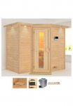 Karibu Pirtis &raquo;Sanna 2&laquo; rinkinys Ofen 9 kW Bio externe Strg easy