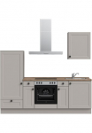 nobilia&reg; Virtuvės baldų komplektas &raquo;"Cascada I"&laquo; vormontiert Ausrichtung w&auml;hlbar plotis 240 cm wahlw. su įmontuota buitinė technika