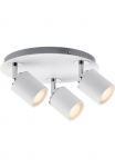 Paulmann LED lubinis &scaron;viestuvas GU10 1 Stk. GU10 3er-Spot Gu10 Wei&szlig;/Chrom Tube be lemputės max. 10W