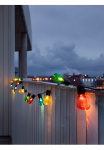 KONSTSMIDE LED &scaron;ventinės lemputės &raquo;Weihnachtsdeko aussen&laquo; 20 Stk.-flammig LED Biergartenkette bunt 20 spalvoti Birnen / 40 warm wei&szlig;e Dioden