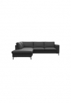 FLEXLUX Kampinė sofa &raquo;Fiore bequem ir komfortabel zeitlos OTTOs Choice L-Form&laquo; plotis porankiais F&uuml;&szlig;e Alu/schwarz B/T 241/225 cm &Scaron;altų putų poliretano čiužinys im Kėdė